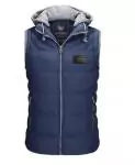 achat doudoune sans manche armani business casual hood blue